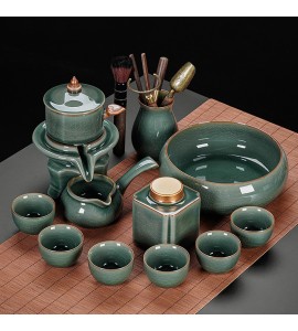Business ceramic gifts Ge Kiln tea set